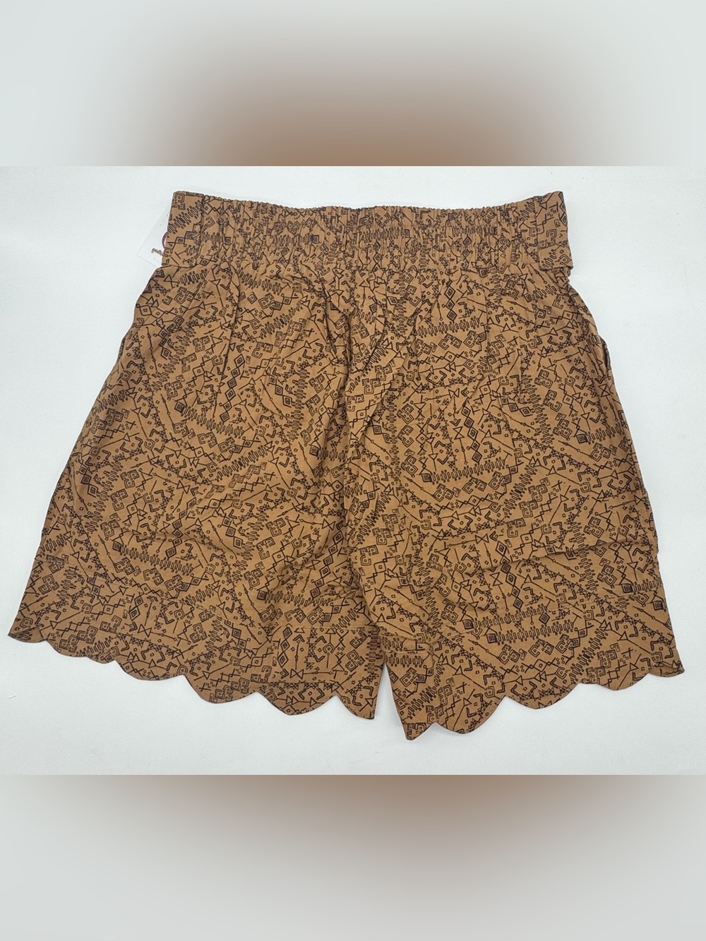 NWT Matilda Jane Big Adventure Shorts in Tan Brown Geometric Brown Design - Picture 4 of 4
